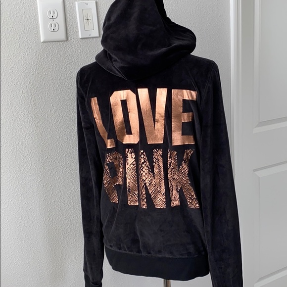 PINK Victoria's Secret Tops - VS Pink Velour Jacket